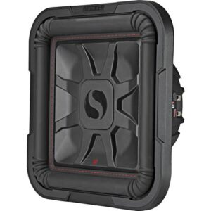 Kicker 46L7T124 Solo-Baric L7T Series shallow-mount 12" dual 4-ohm voice coil component subwoofer
