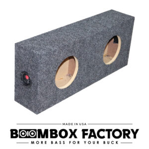 6 1/2SE Dual 6.5" Speaker Box | Sealed | Square Design
