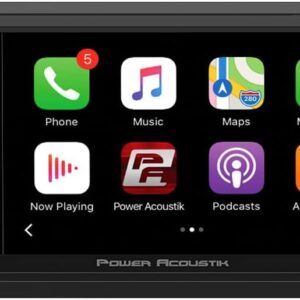 Power Acoustik CPAA-70M 7" Double DIN Fixed Face Touchscreen Mechless Receiver w/ Bluetooth