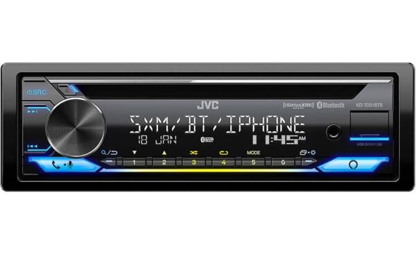 JVC KD-TD91BTS CD Receiver with Bluetooth & USB