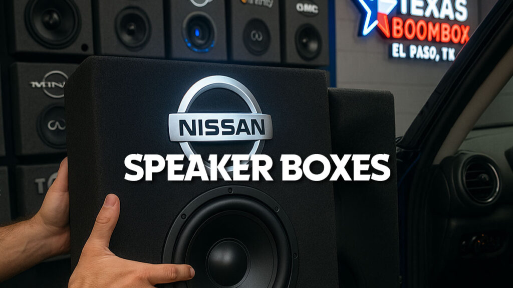 Nissan Speaker Boxes Enclosures That Make Your Car Sound Like a Studio