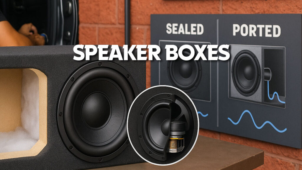Vented Speaker Boxes Enclosures