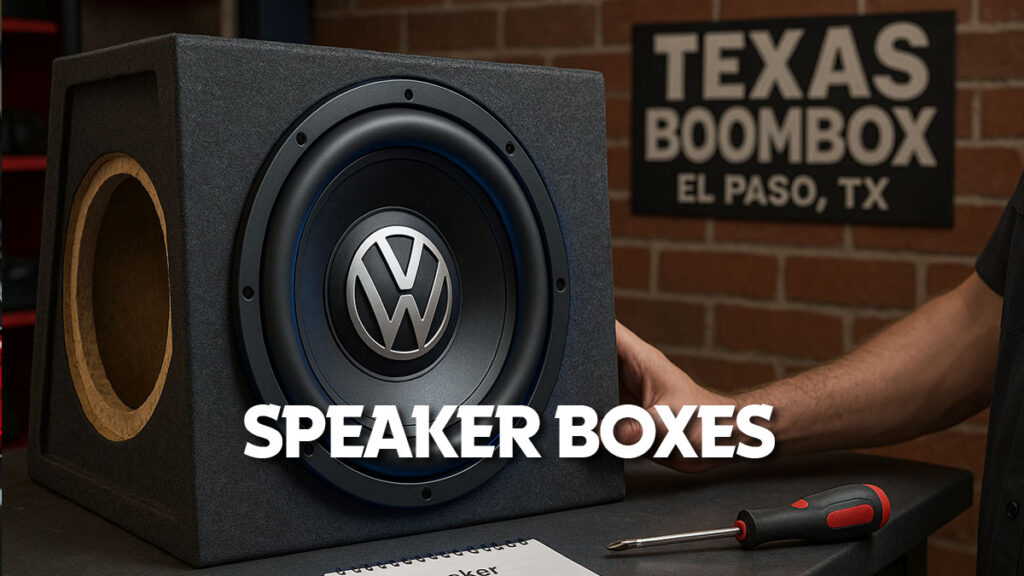Volkswagen Speaker Boxes Enclosures