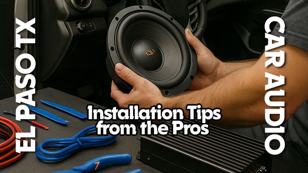 What Makes a Great Car Audio Installation in El Paso?