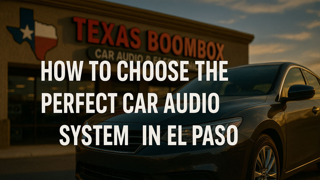 How to Choose the Perfect Car Audio System in El Paso Without Overpaying